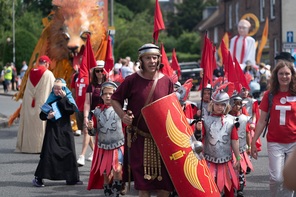 Roman troops