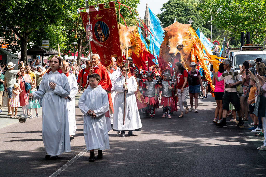 The head of the procession