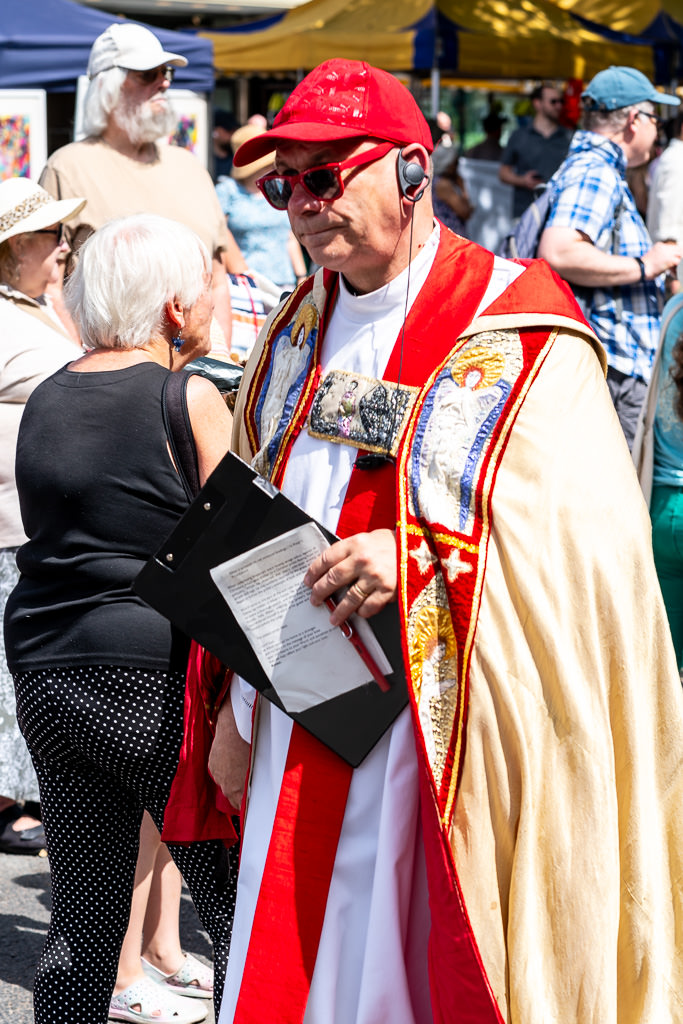 Clergy in robes